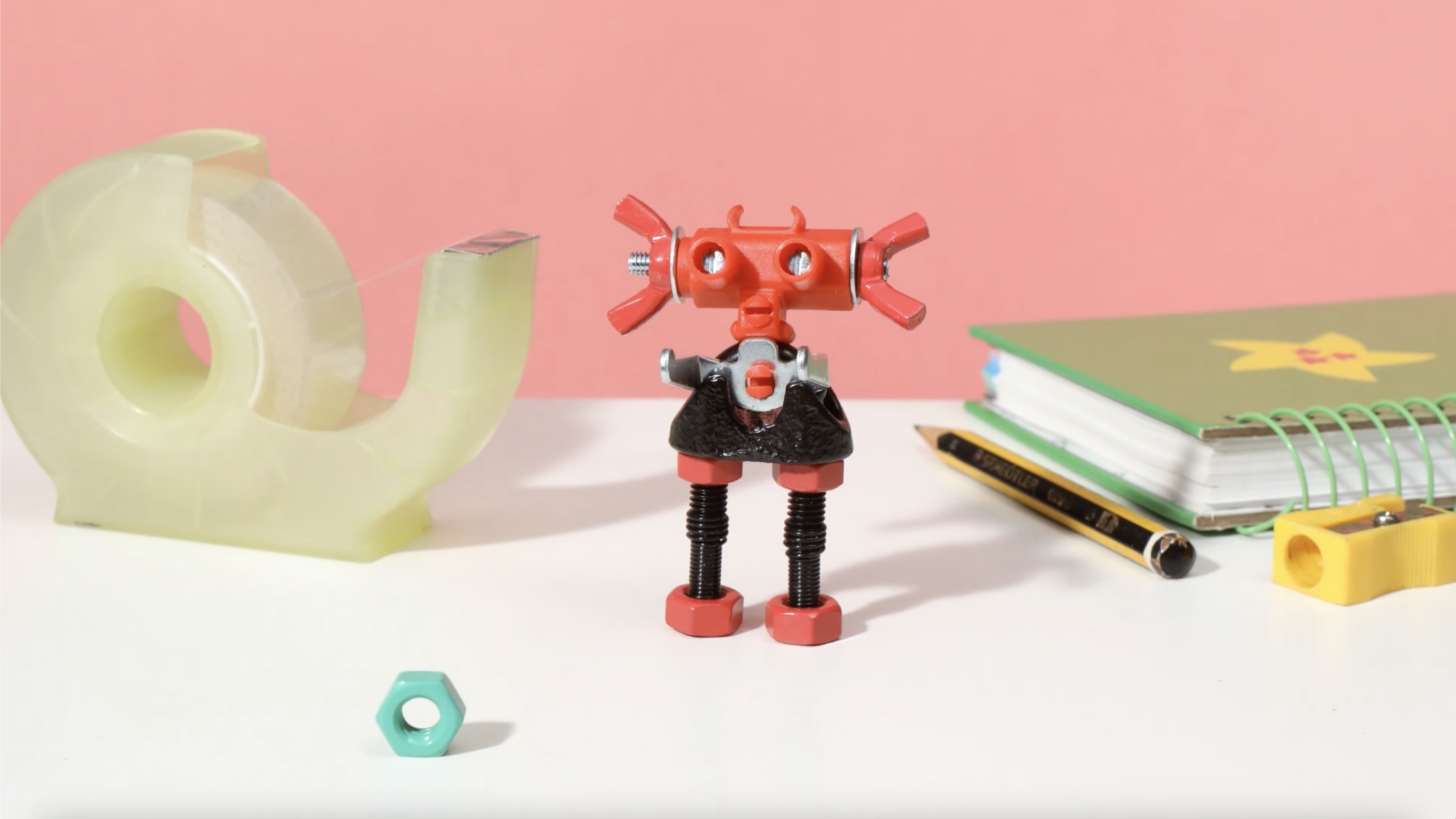 The Offbits An0004 - Kit Di Costruzione Statuetta Creativa Con 3 Modelli, Giocattolo Per Bambini 6+